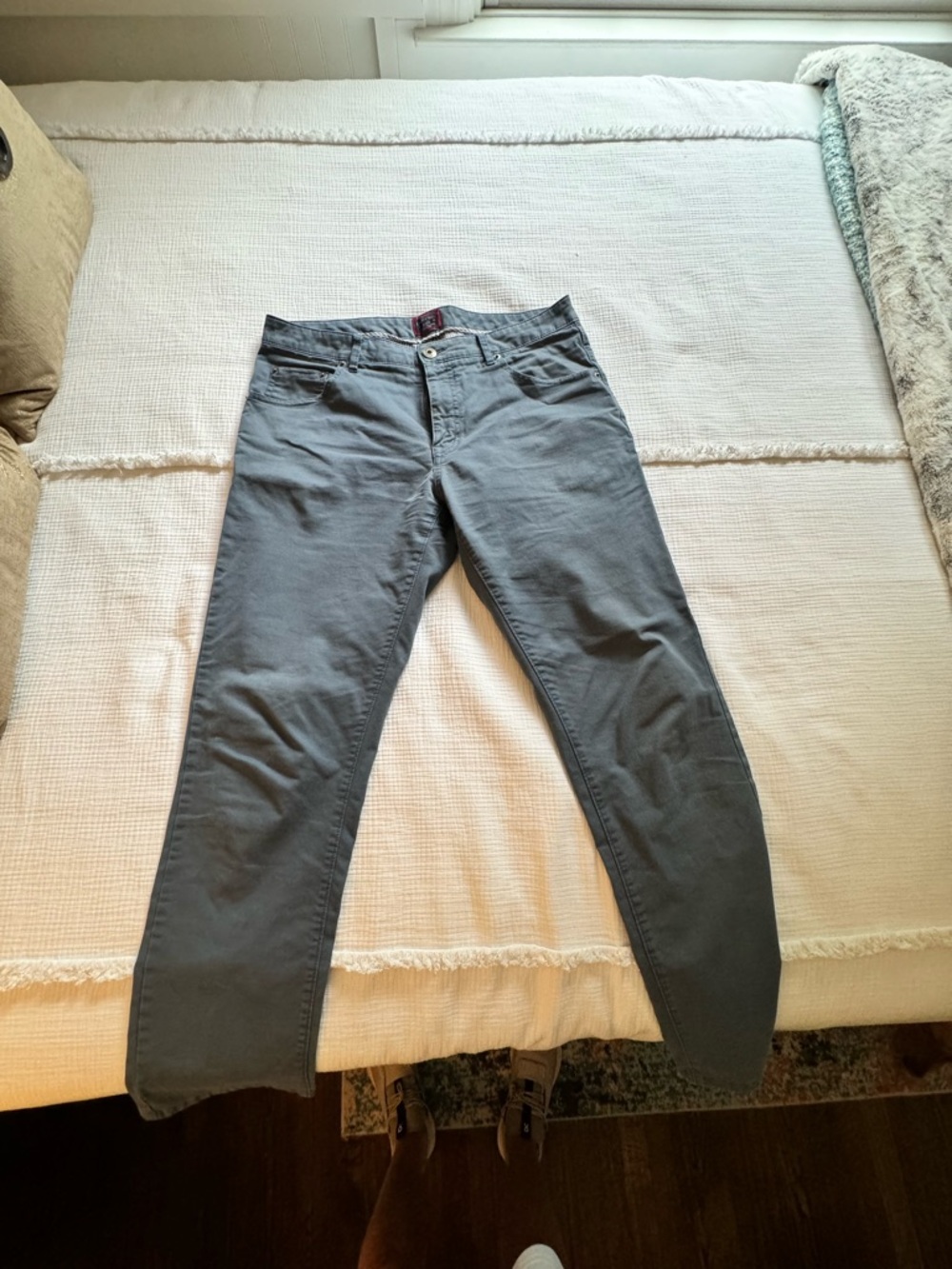 UNTUCKit Light Blue Straight Fit Pants